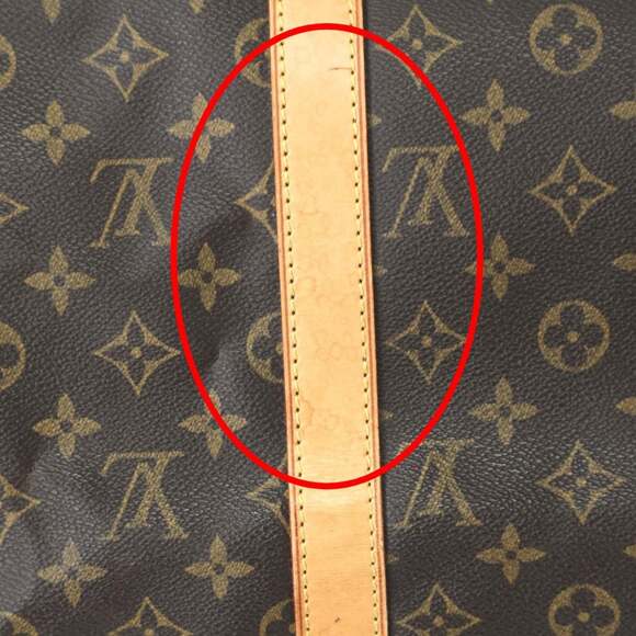 LOUIS VUITTON Authentic Brown Monogram Canvas Keepall 50 Boston Bag - Picture 13 of 16
